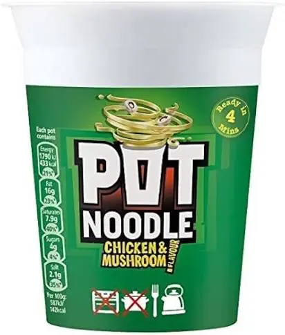 Pot Noodle Chicken & Mushroom 90g
