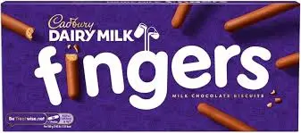 CADBURY FINGERS MILK CHOC 114G