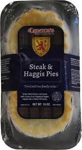 CAMERONS STEAK AND HAGGIS PIE 10OZ