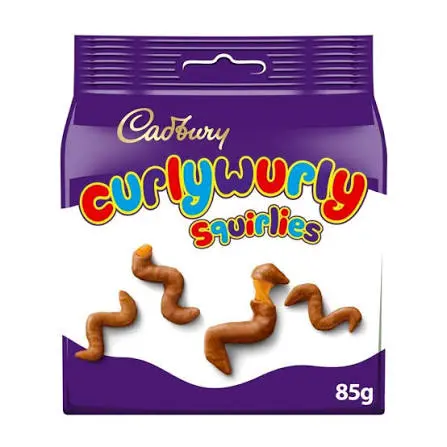 Cadbury Curly Wurly Squirlies Chocolate Bag 85g 