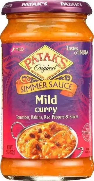 Pataks mild curry 