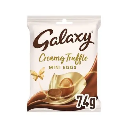GALAXY CREAMY TRUFFLE MINI EGGS 74G