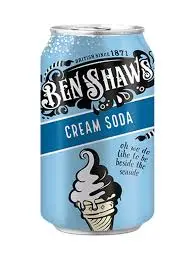 BEN SHAWS CREAM SODA CAN 2330ML