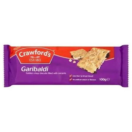 McVITIES CRAWFORD GARIBALDI 100G