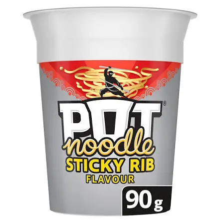 POT NOODLE STICKY RIB 90G