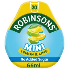 ROBINSONS LEMON & LIME SQUASH'D 66ML