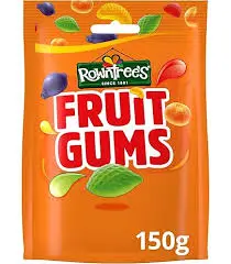 ROWNTREE FRUIT GUMS POUCH BAG 150G