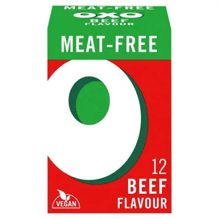 OXO CUBES VEGAN BEEF 71G