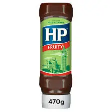 HP FRUITY SAUCE SQUEEZY 470G 