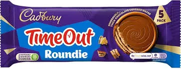 CADBURY TIMEOUT ROUNDIE BISCUITS 150G