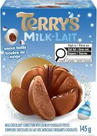 TERRYS SIMPLY MILK CHOCOLATE BALL 145G
