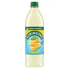 ROBINSON NAS  Lemon SQUASH 1LTR