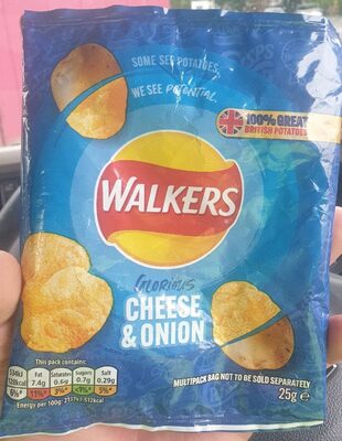 Walkers Cheese & Onion 32.5g 