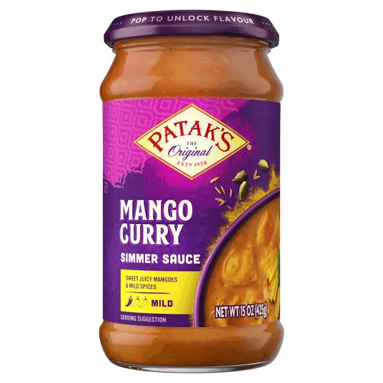 Pataks mango curry