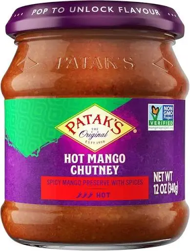 Pataks hot mango chutney 